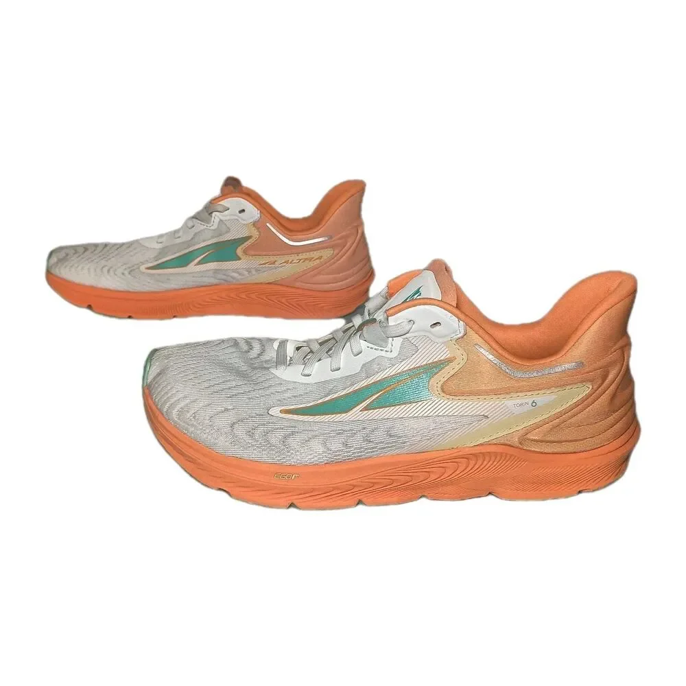 Altra Women’s Torin 6 Running Shoes US Size 9.5 EU 41 Orange/White